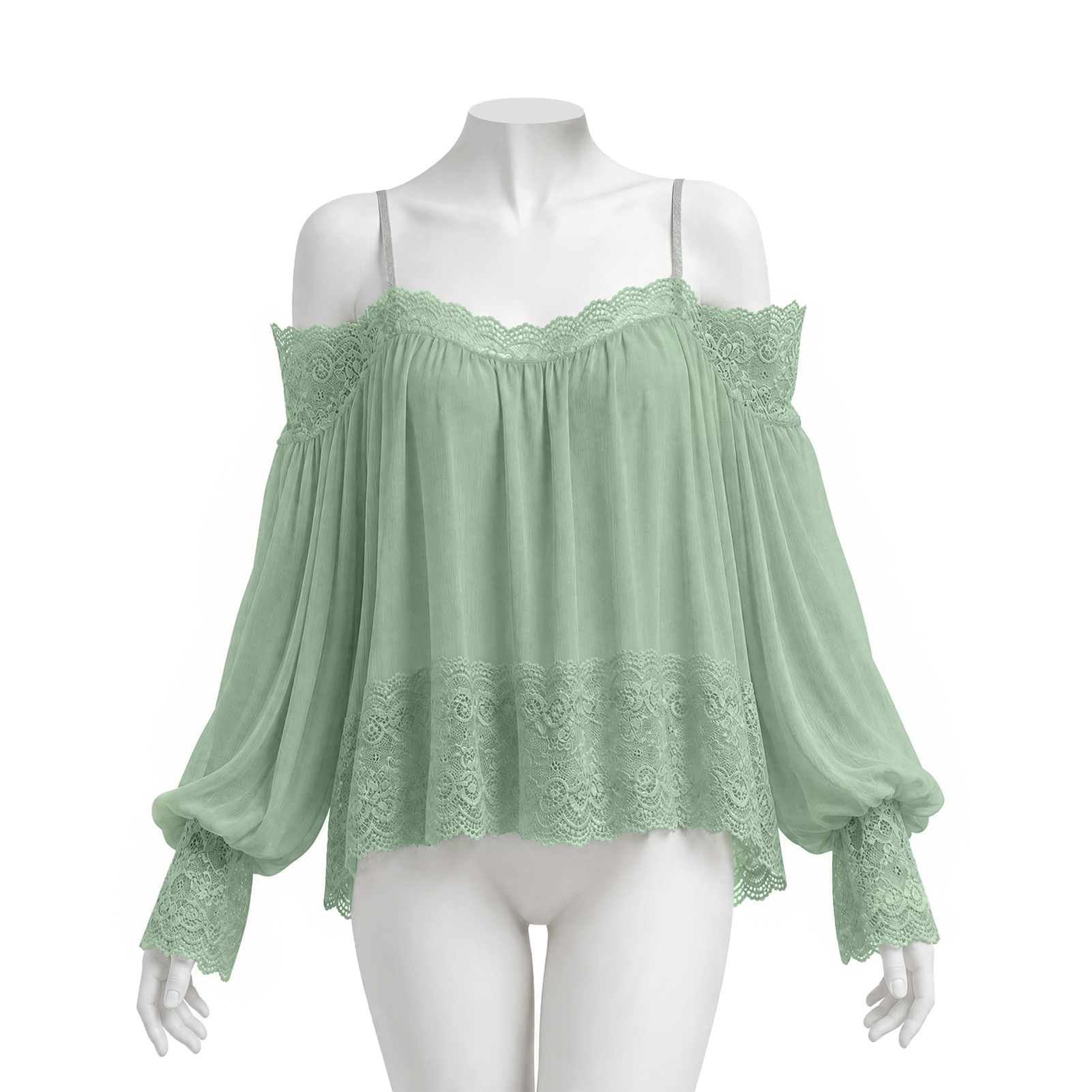 เสื้อเชิ้ตสไตล์โบโฮสำหรับผู้หญ - Blouse Off Shoulder บทวิจารณ์และราคา
