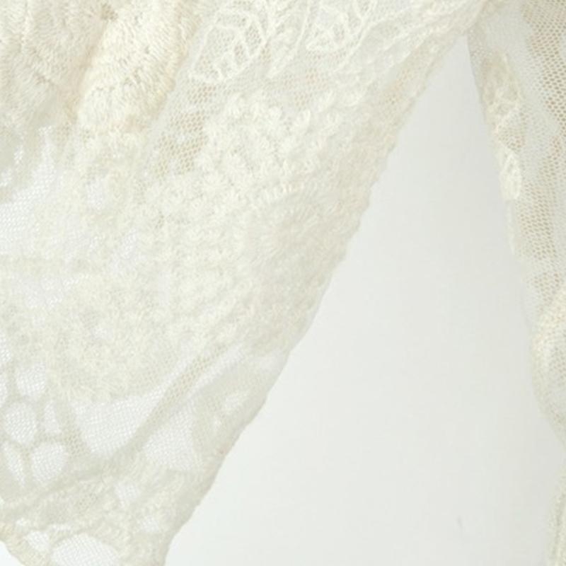 ผู้หญิงฤดูร้อนลูกไม้เปิดด้านหน - Kimono Sheer Floral บทวิจารณ์และราคา