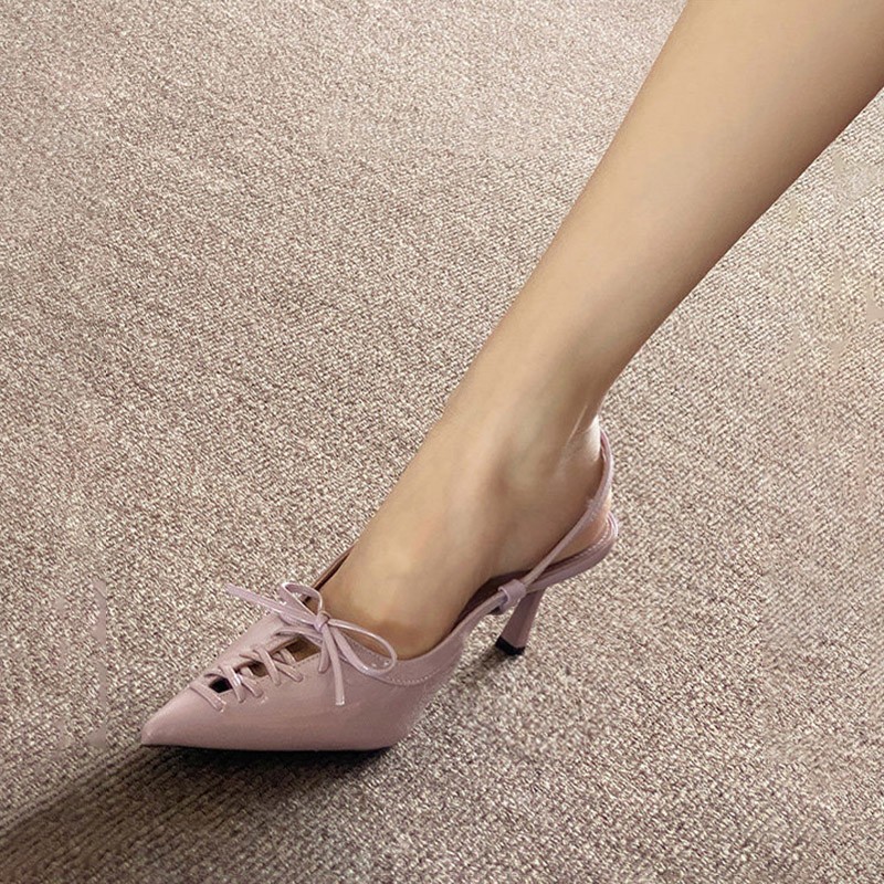 รองเท้าส้นสูงแบบยุโรป ปลายแหลม - Sandal Strappy Heeled บทวิจารณ์และราคา