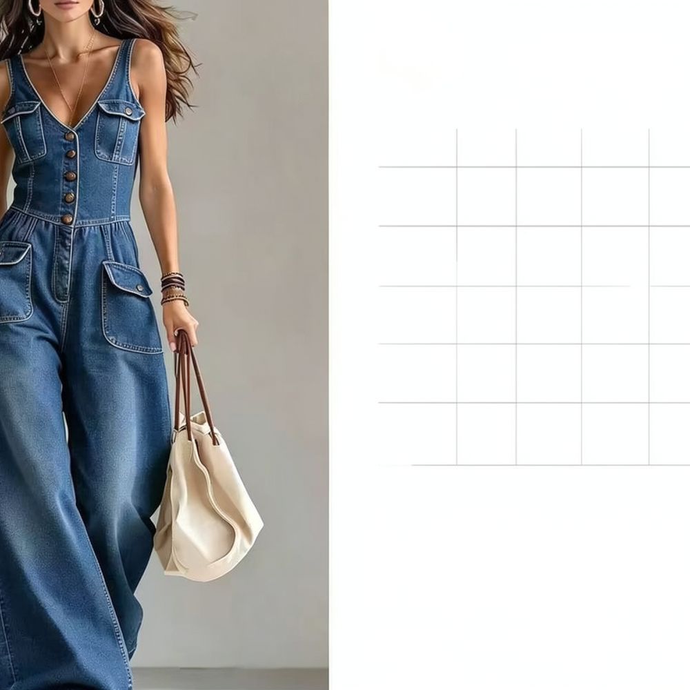 จั๊มสูทเดนิมฟอกลำลองสำหรับผู้ห - Jumpsuit Linen Relaxed บทวิจารณ์และราคา