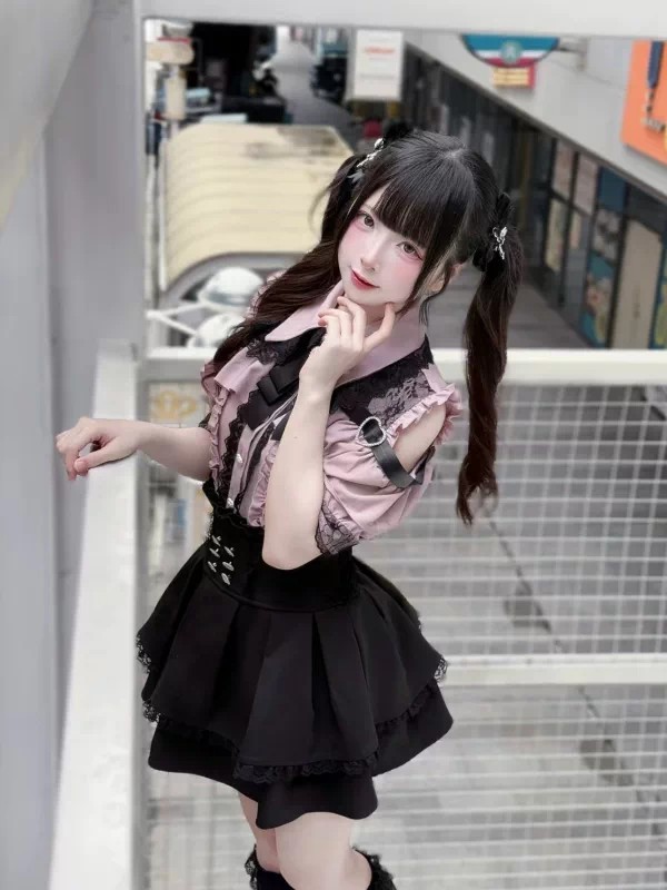 เสื้อเปิดไหล่สไตล์โกธิคและกระโ - Blouse Off Shoulder บทวิจารณ์และราคา